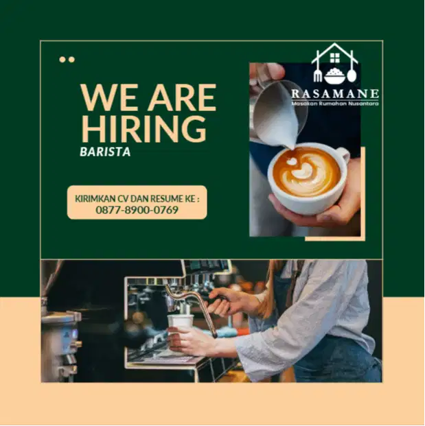 Lowongan Kerja Barista Coffee