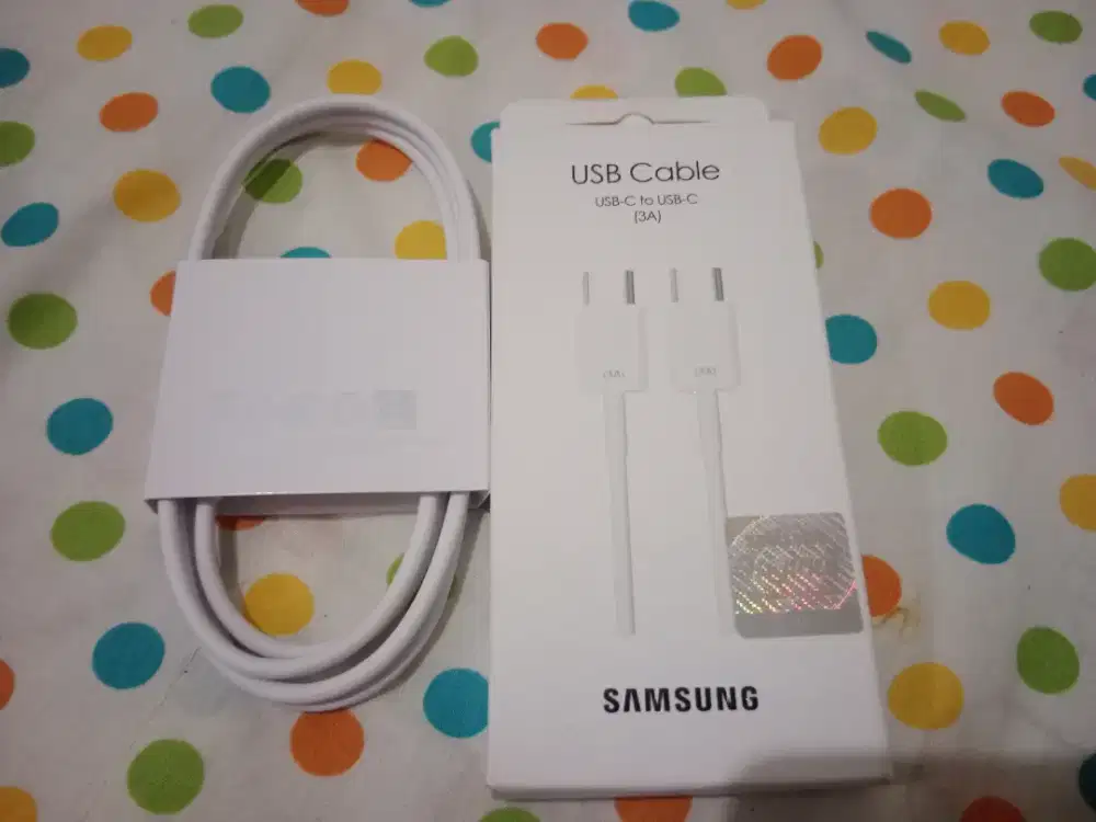 Kabel Data Original Samsung Tipe C to C 3A