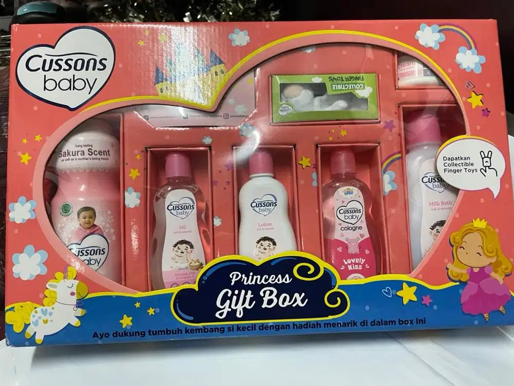 CUSSONS BABY GIFT BOX PINK PRINCESS
