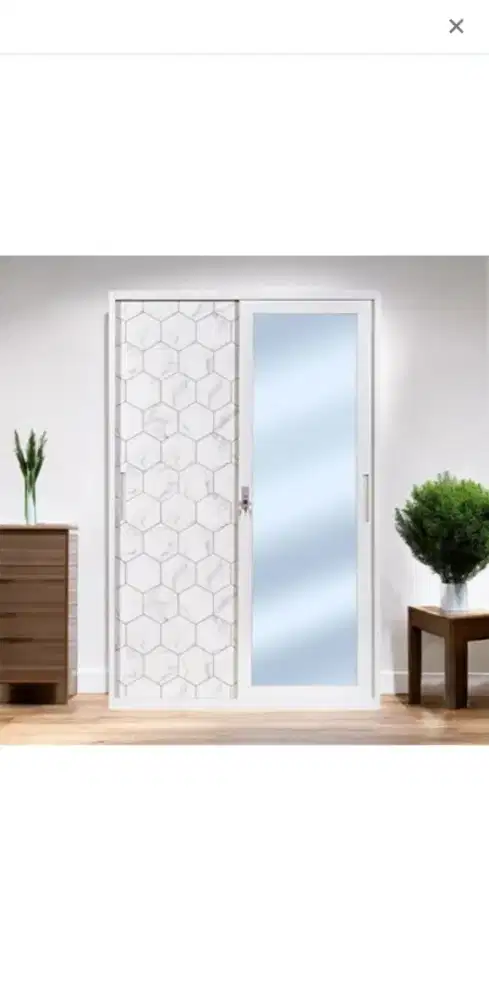 lemari pakaian Metal 120cm