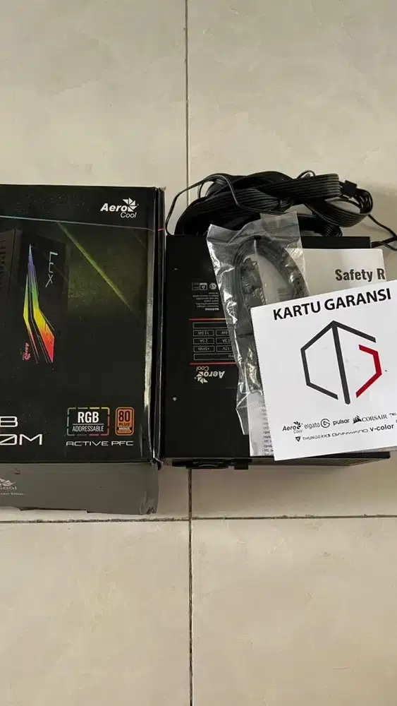 AEROCOOL LUX RGB 650W 80+ MODULAR & CPU COOLER JONSBO CR-1400 RGB