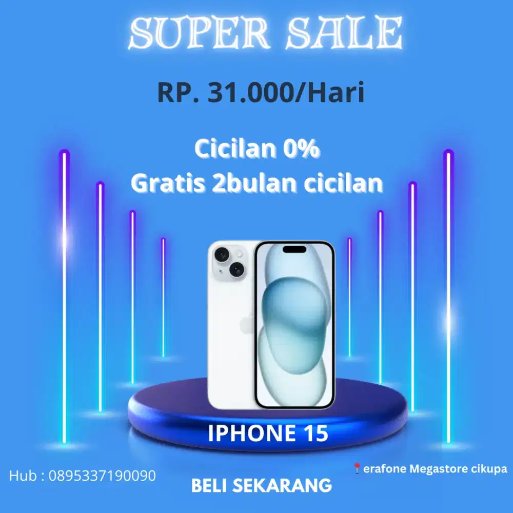iPhone 15 128 cicilan murah
