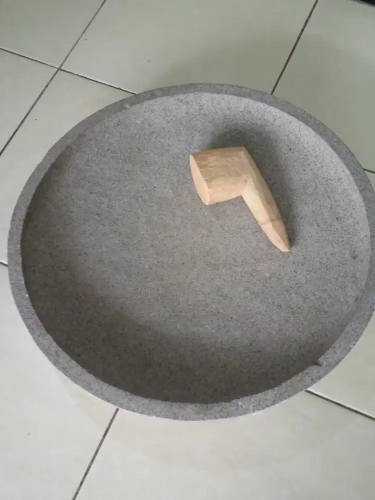 Cobek Batu asli batu malang