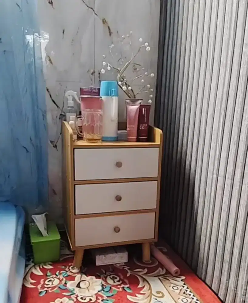 Meja Kamar Minimalis 3 Laci Baru No Minus