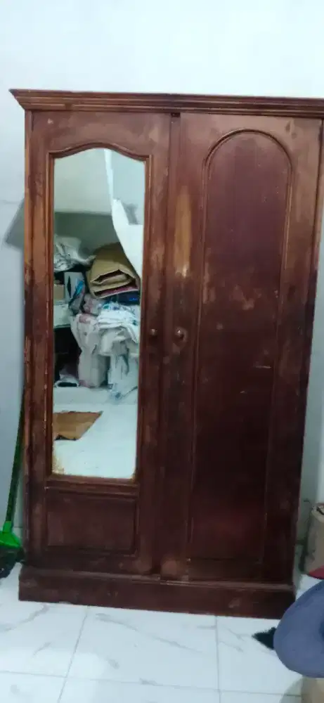 Lemari Pakaian Jati  Pintu 2