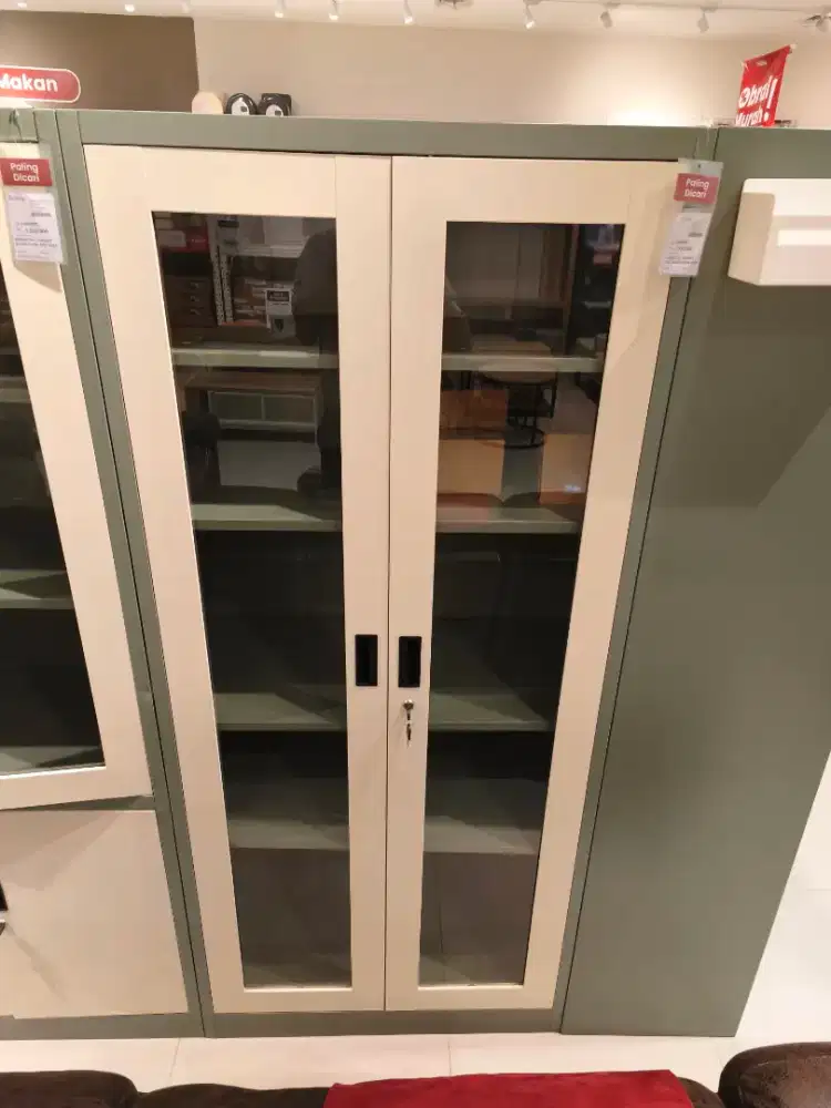 Lemari Kantor Kaca Baru Termurah