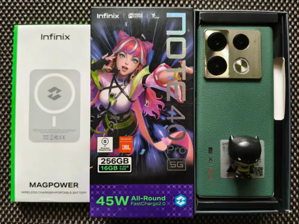 infinix note 40 pro 5g 8/256 fullset