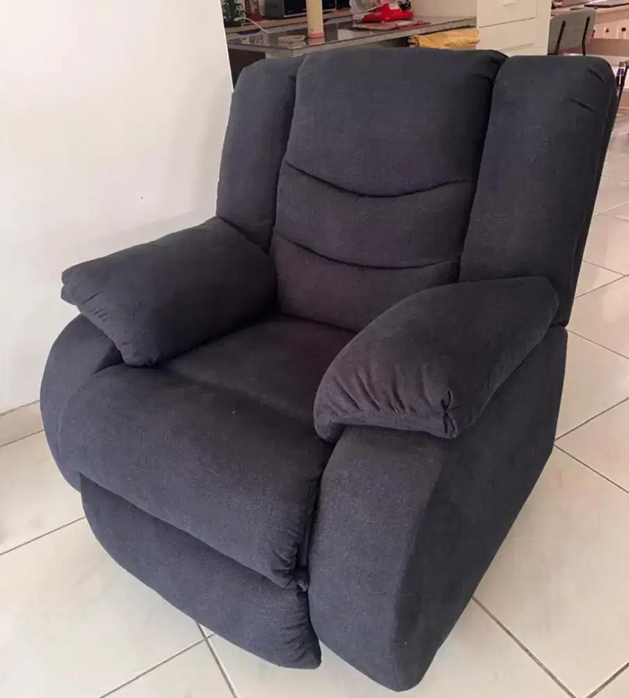 Recliner Sofa Navy