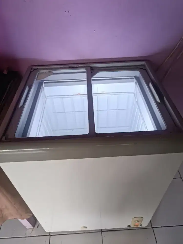 kulkas vreezer eco pintu kaca