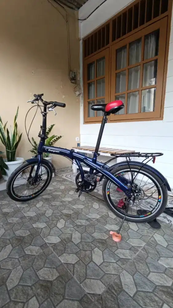 Sepeda Lipat Evergreen Cakram, Bukan Brompthon, phoenix, pacific
