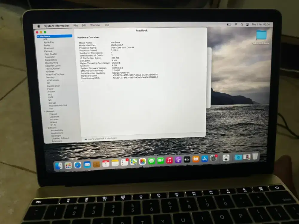 Macbook air (11-inc retina 2015)