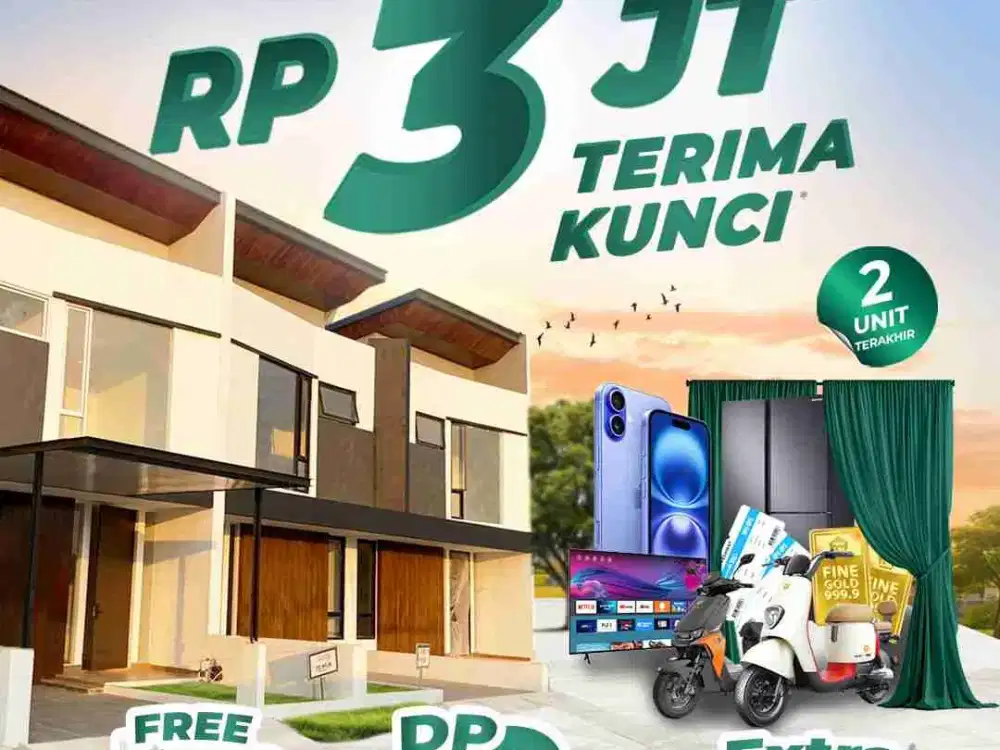 DP 3 JUTA TERIMA KUNCI