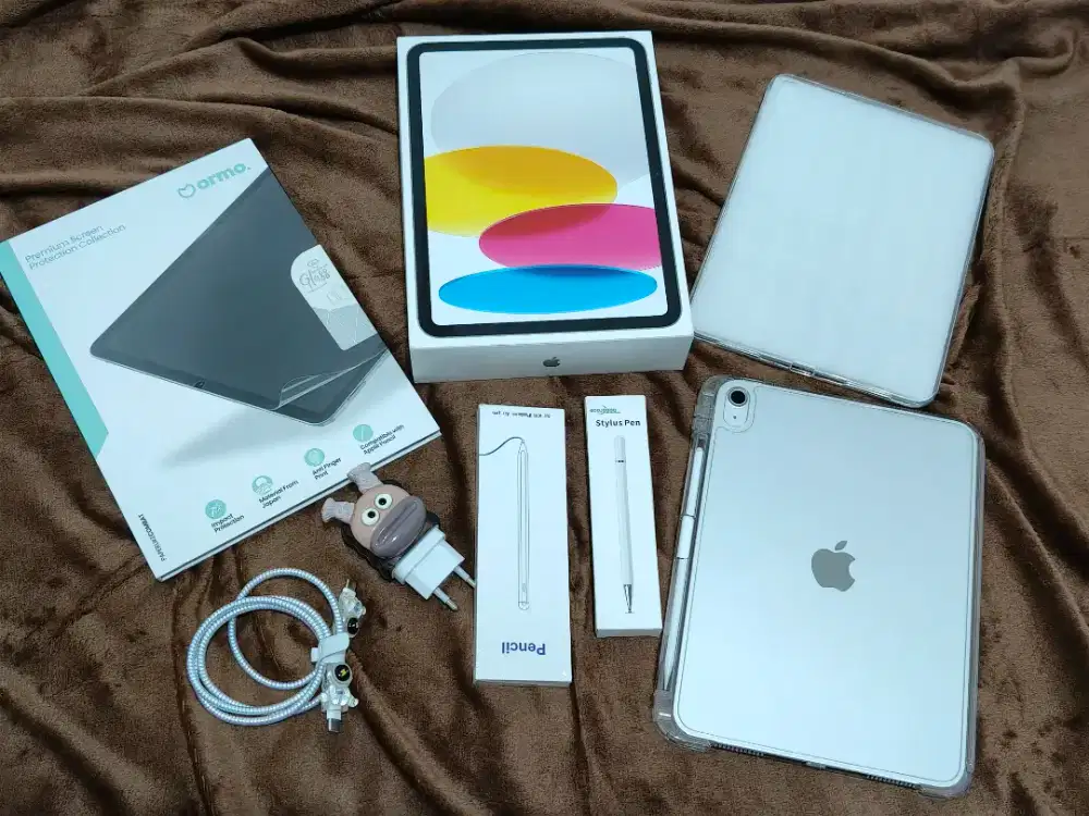 iPad 11 (A16) 128GB Silver Mulus Terawat Garansi On Panjang