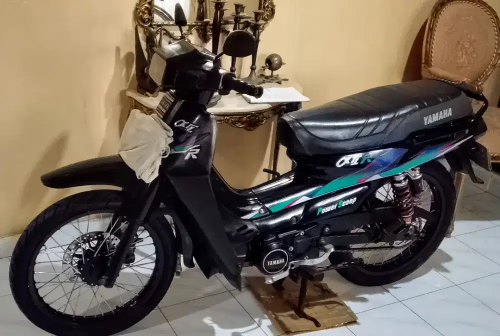 YAMAHA 2 TAK ALFA II R TAHUN 1995 HITAM FULL ORIGINAL