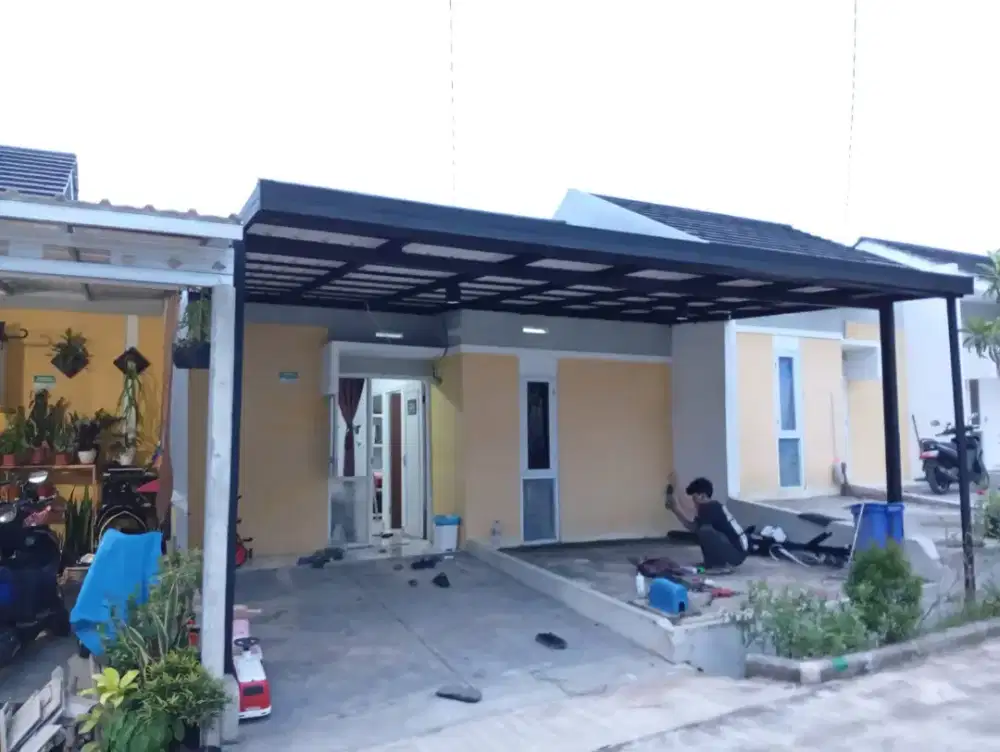 Kanopi Canopy, Tralis, Railing, Tangga, Pagar, Atap Baja, Kitchen Set