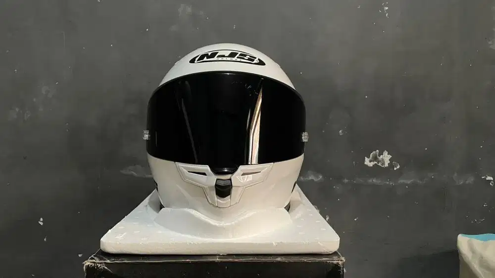 Helm Njs ZX1R solid white s