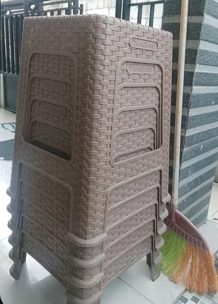 Kursi rotan & meja tv