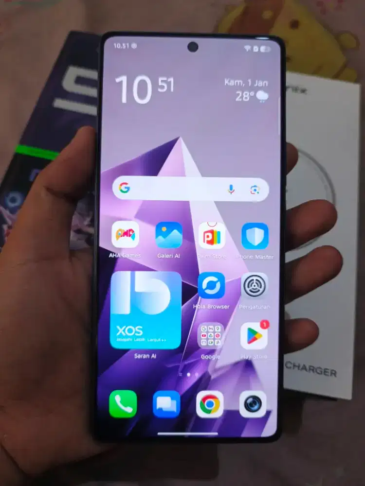 Infinix note 50 pro 8/256 fullset mulus