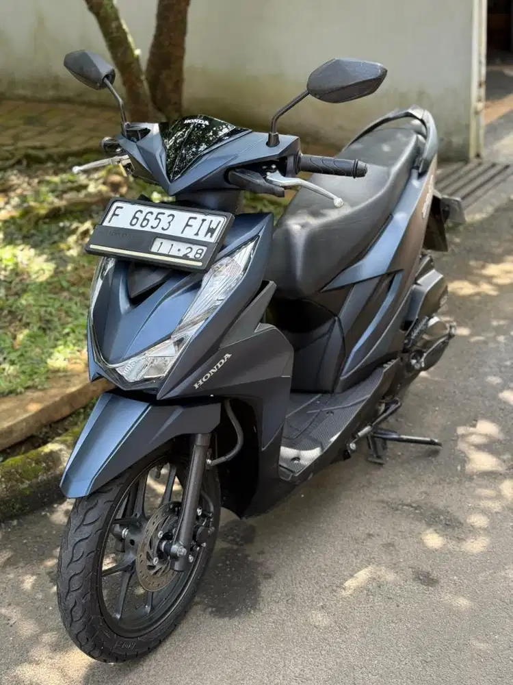 Honda Beat Deluxe Thn 2023 Blue Matte Mulus