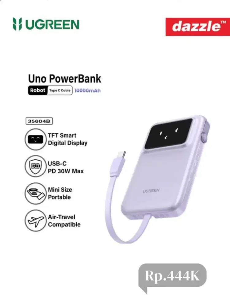 Ugreen powerbank 10k mAh 30W fast charging