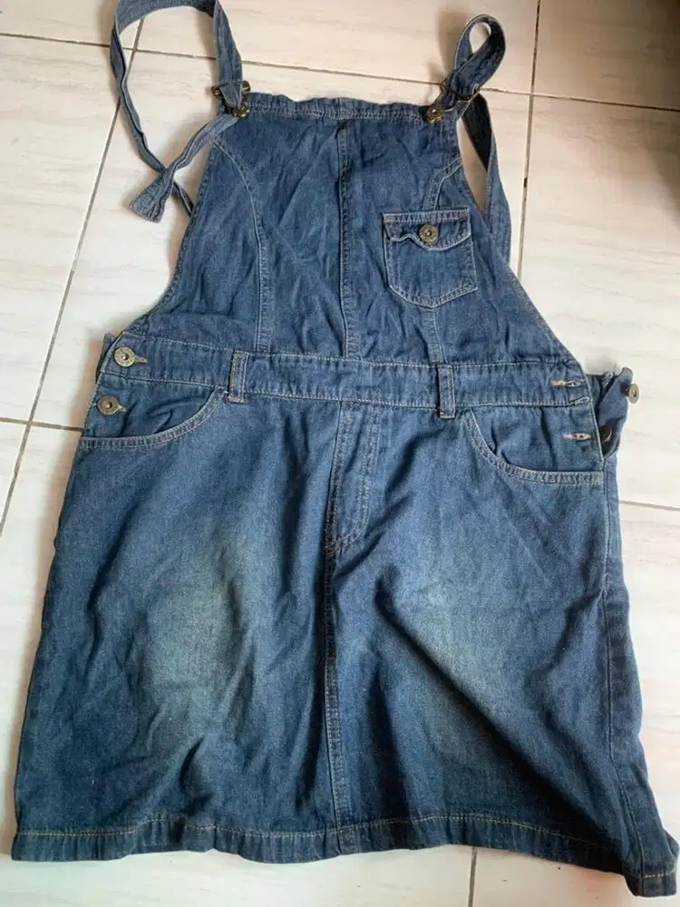 Dress overall denim