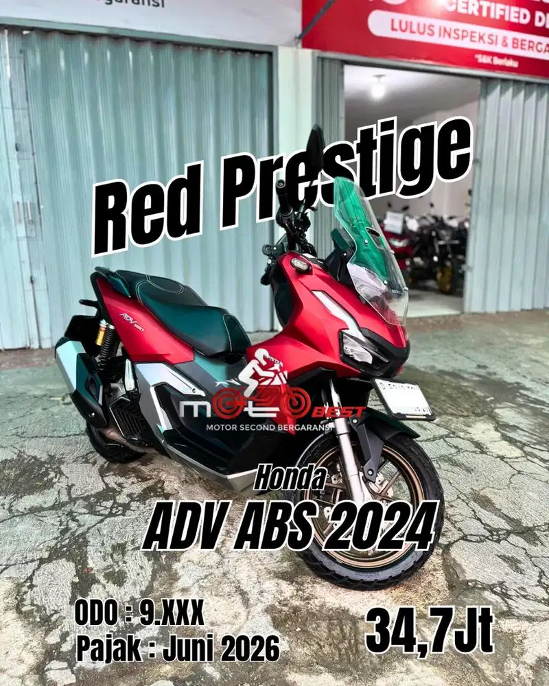 Honda ADV ABS 160 Merah Mulus 2024