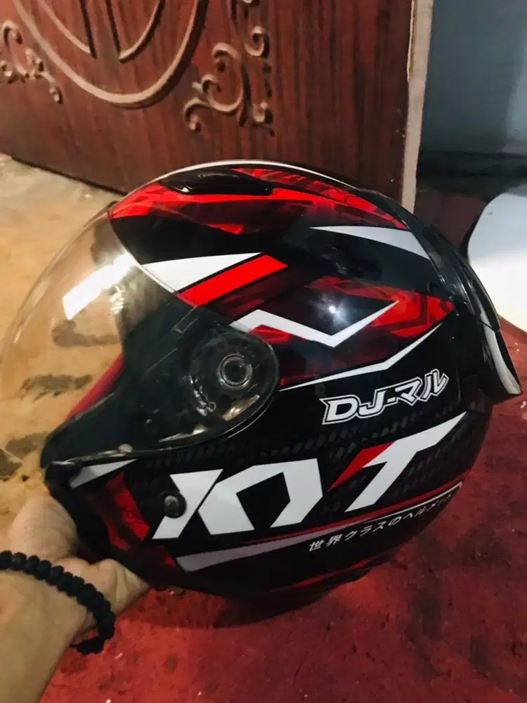 helm KYT dj maru half face motif , size M27000255
