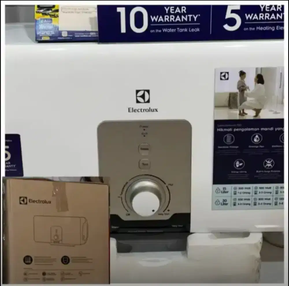 Jual murah electric water heater electrolux baru spt foto,2.6jt nego