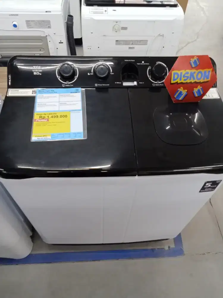 Mesin Cuci TCL 2 Tabung