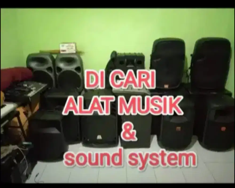 Di beli cash sound system