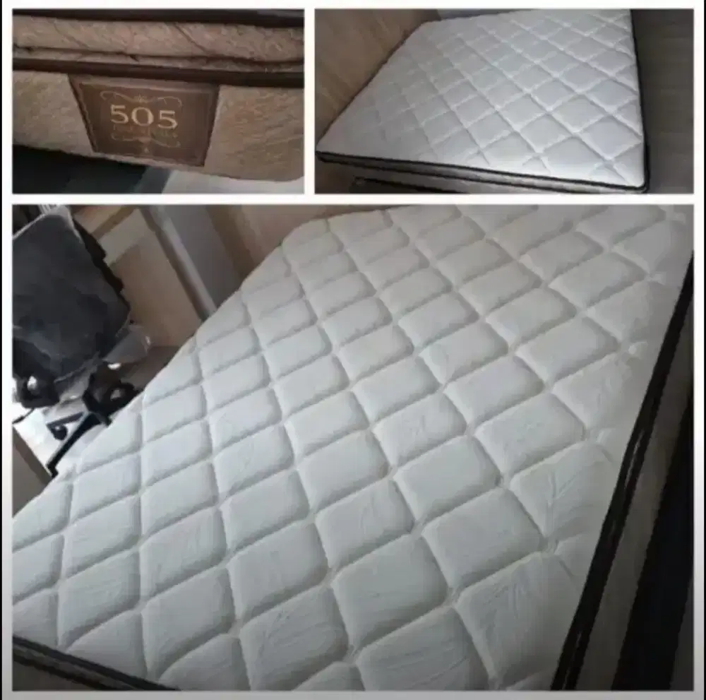 Jual kasur airland spt foto ukuran 160x200 termasuk divan, 4,4jt nego