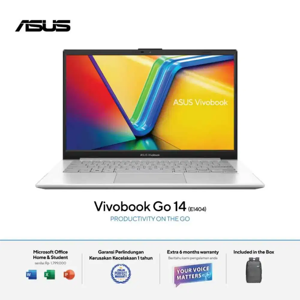 Cash / Kredit Asus Vivobook E1404GA Intel Core i3 N305 Ram 8 GB SSD