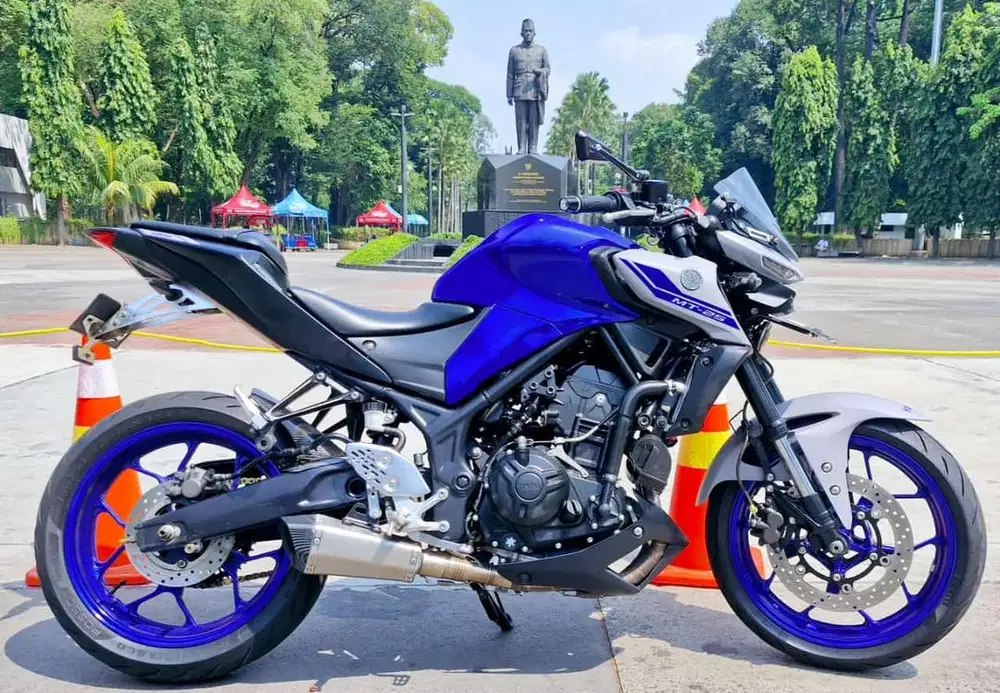 YAMAHA MT25 Alien Facelift 2021 Biru Oddo 18rb Pajak Hidup Panjang