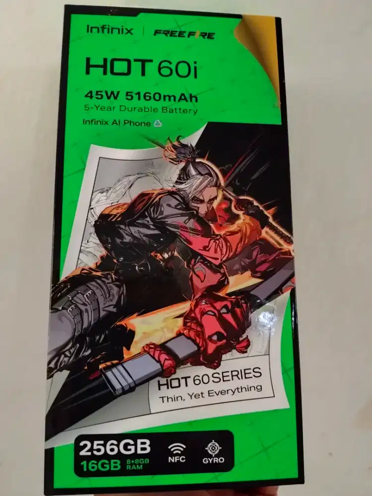 Jual Infinix Hot 60i masih gress