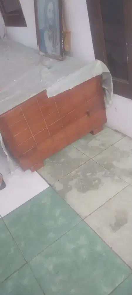 Dijual ranjang jati asli dan kasur nya