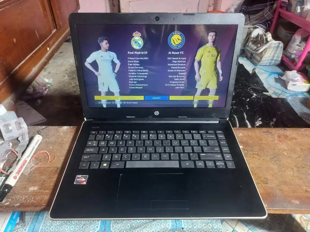 HP 14 AMD RYZEN 5 (i7) RAM 8 GB SSD NVME FULLGAMING