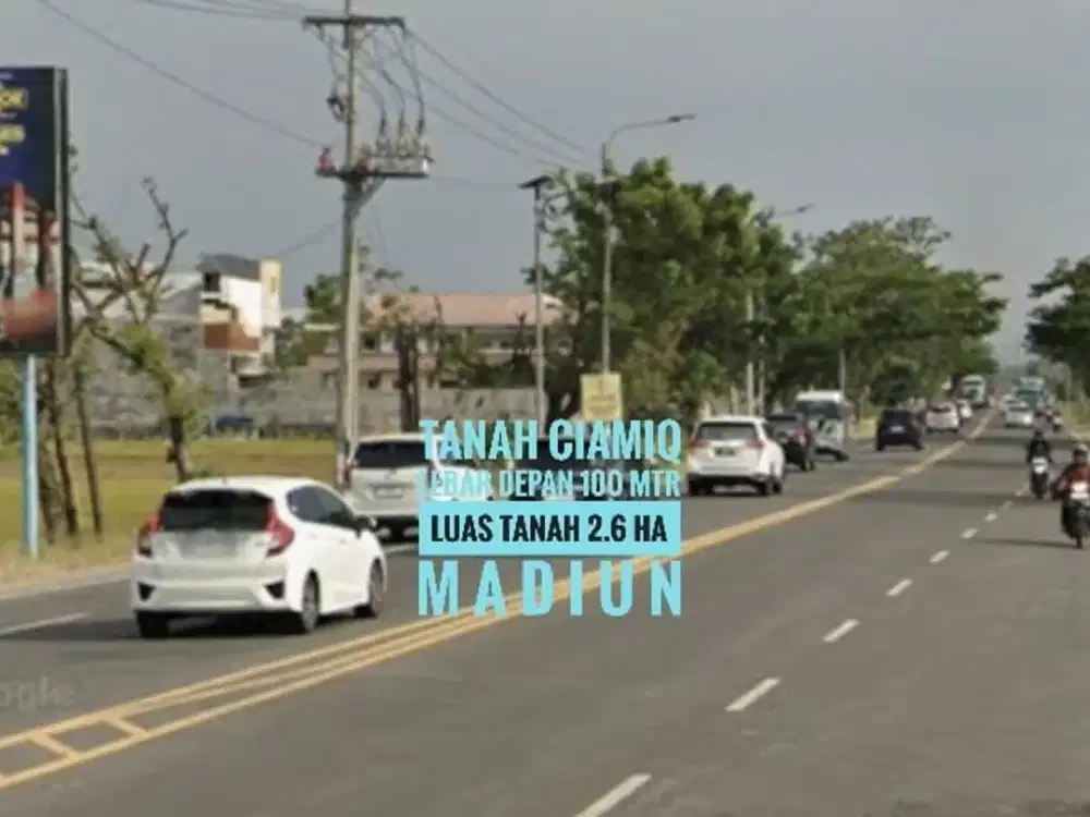 [H], Dijual Tanah LD 100 mtr, Dpn Gerbang TOL Dumpil MADIUN, Lokasi Baguss
