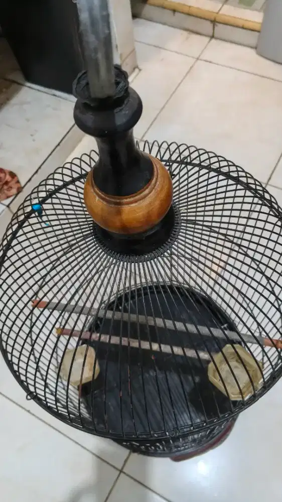 Kandang kenari dan keramba