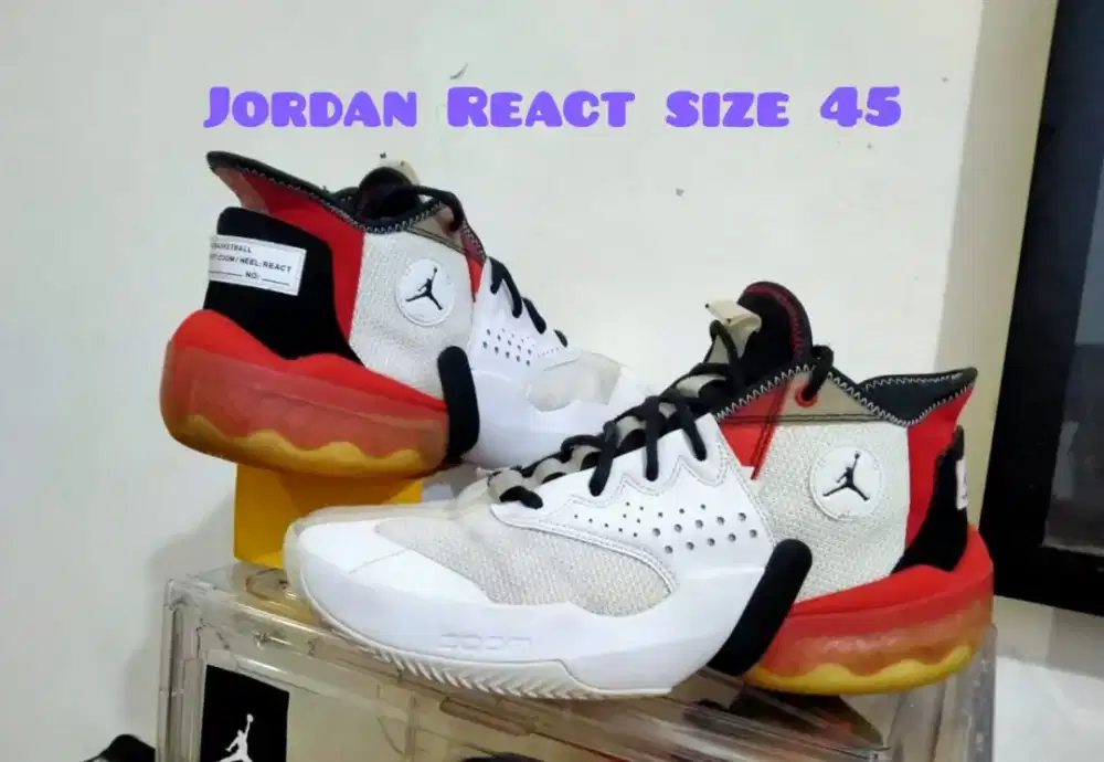 Sepatu Basket Nike Jordan React Elevation size 45