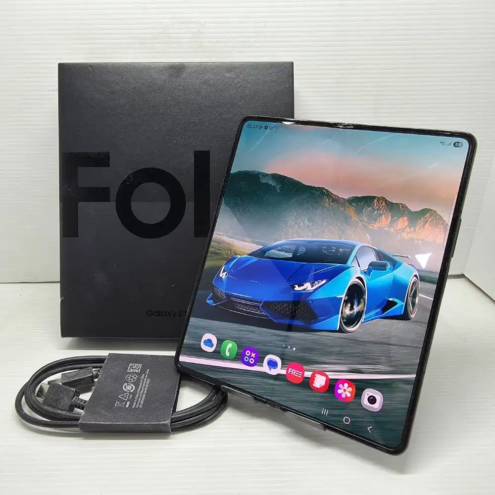 NO MINUS  SAMSUNG GALAXY Z FOLD 4 5G 12/256GB BLACK RESMI SEIN FULLSET