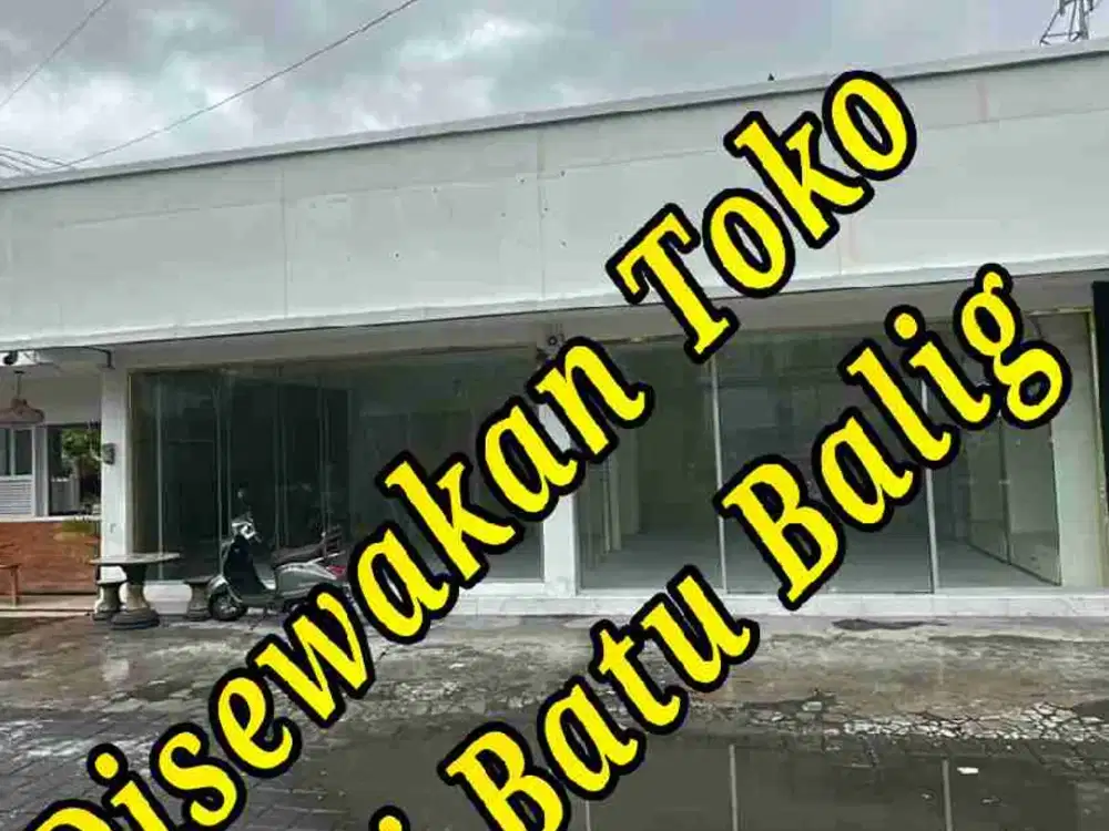 Diswakan Toko di Jln Batu Belig Seminyak Kuta Bali