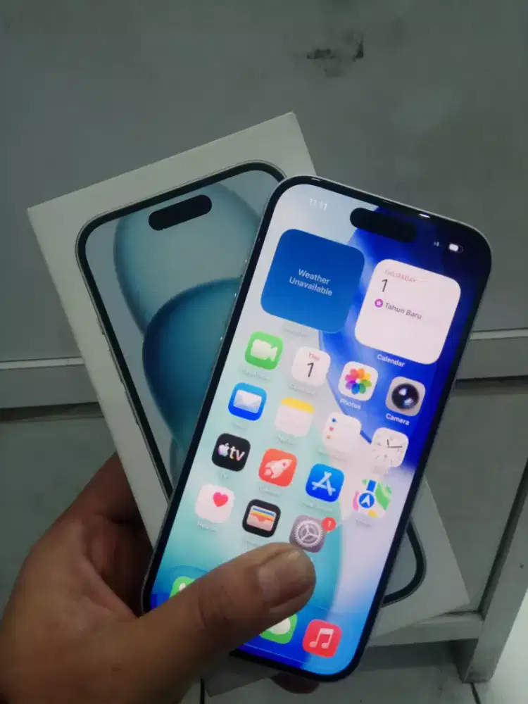 iPhone 15 Blue 256GB iBox