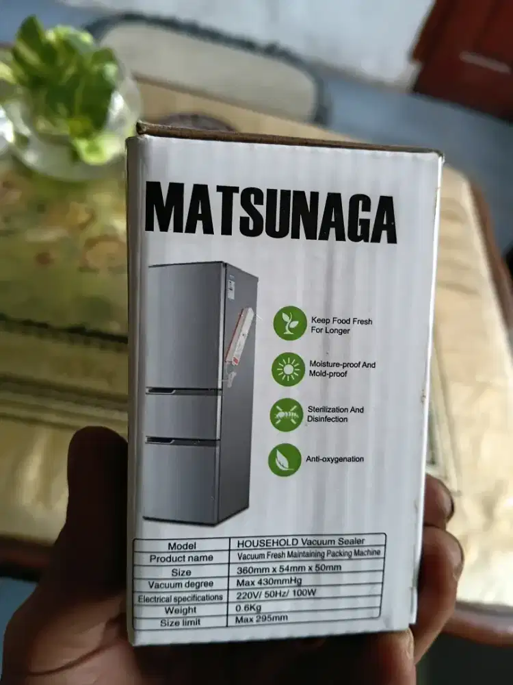 Matsunaga vacuum fresh/vakum press sealer