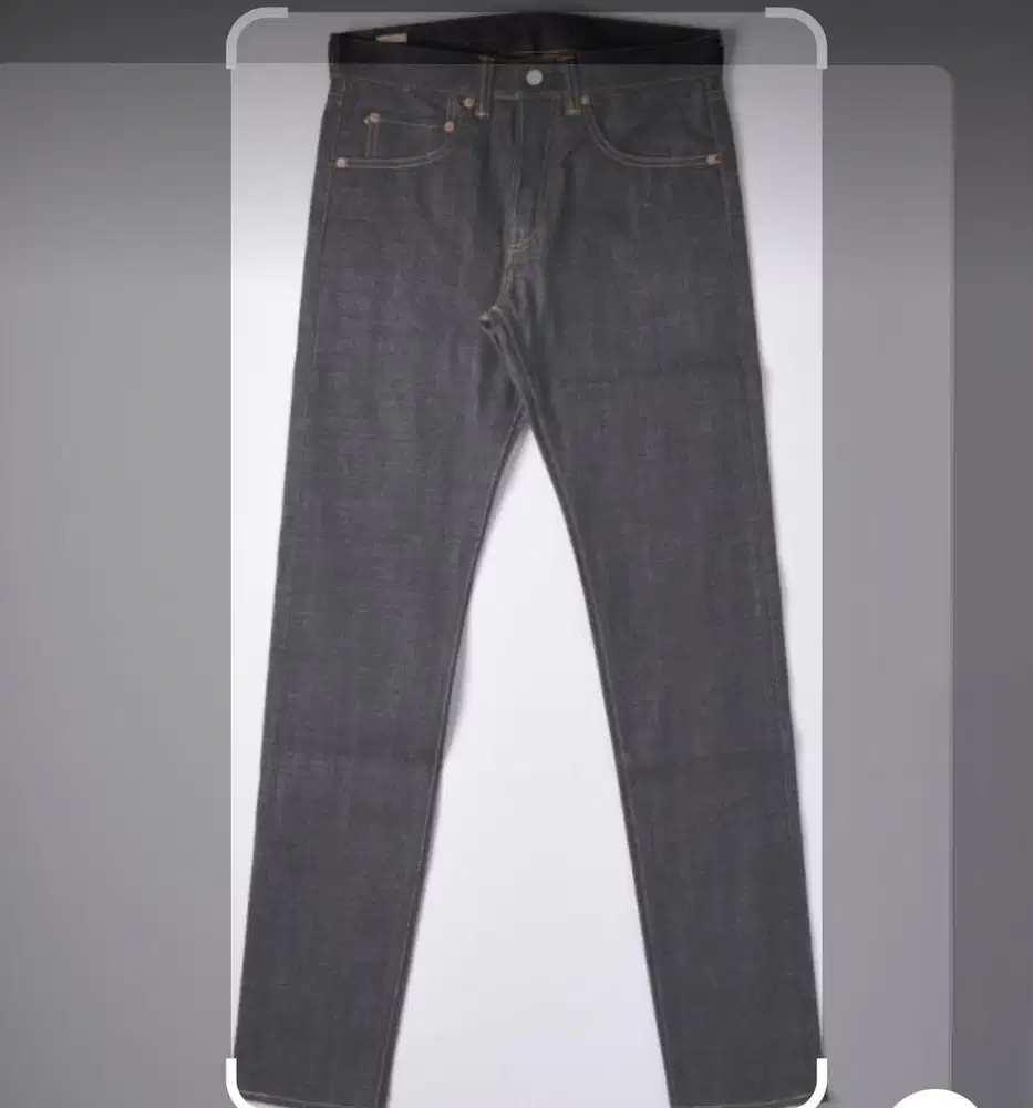 Momotaro jeans tipe 0306-70GSP grey denim tight tapered