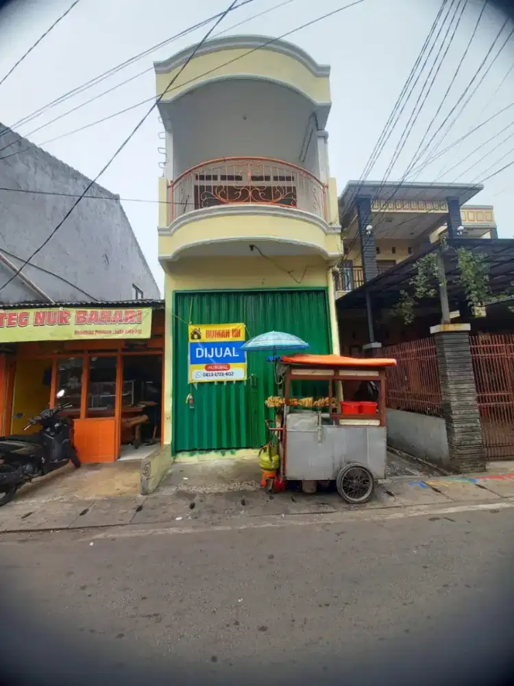 Di Jual Cepat rumah 2 lantai 40 meter dari pasar pulo jahe