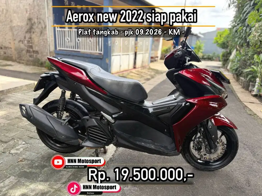 Aerox New 2022 Siap Pakai