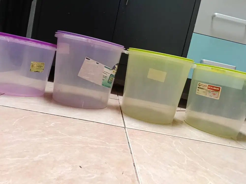 Jual murah toples plastik bekas