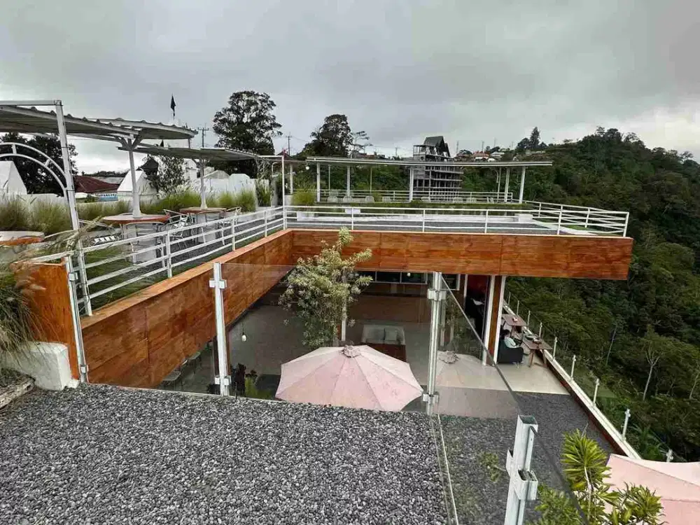 dijual restorant view gunung batur dan danau lokasi kintamani