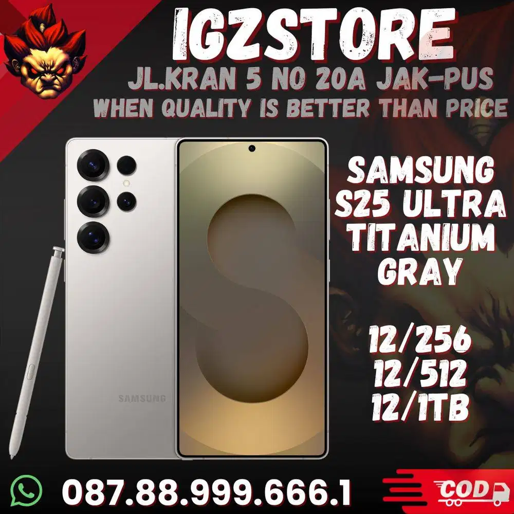 Samsung S25 Ultra 12/512 Titanium Gray Like NEW NoMinus FULLSET GRS ON
