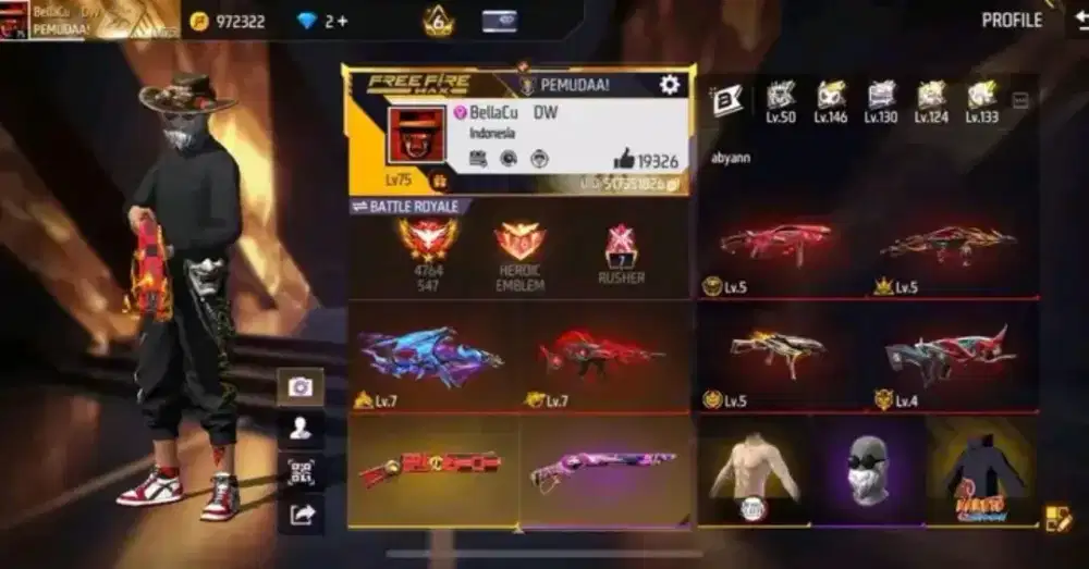 Jual akun ff data aman